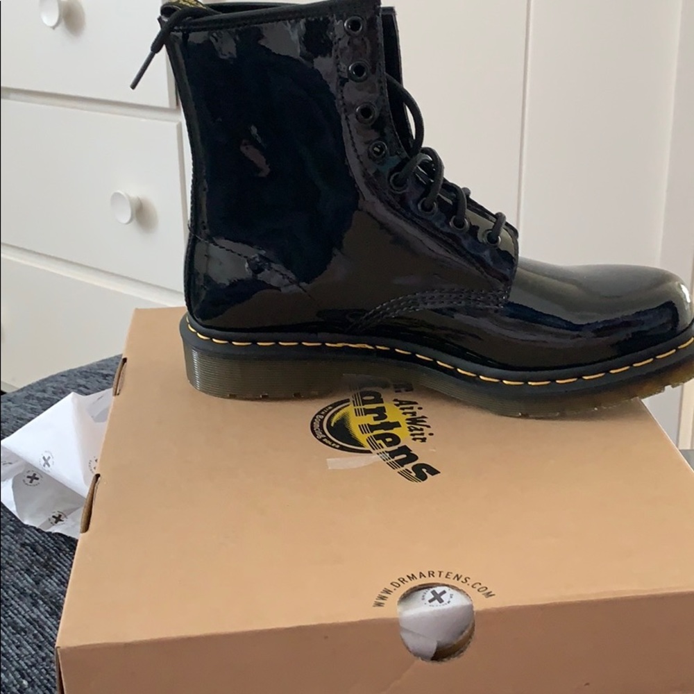 Brand new patent leather dr martens